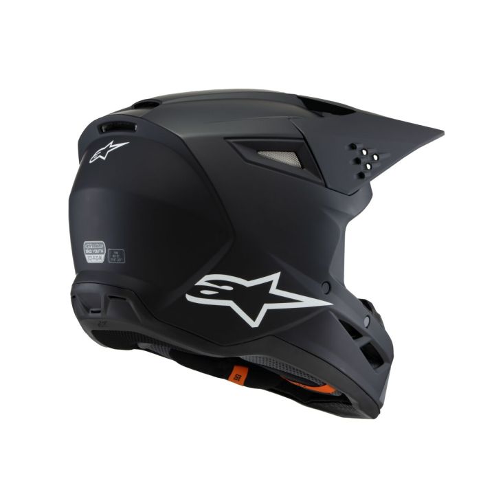 Alpinestars Youth S-M3 ķivere, melna matēta