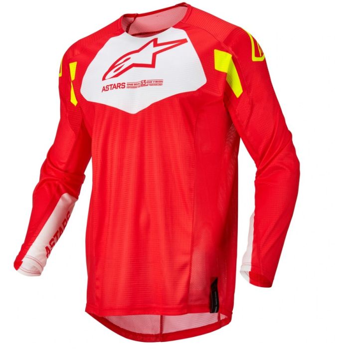 Moto Jersey Racer Factory Junior Red/White/Gold