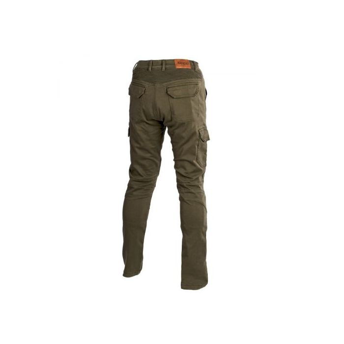 SQUARE OLIVE Moto džinsi