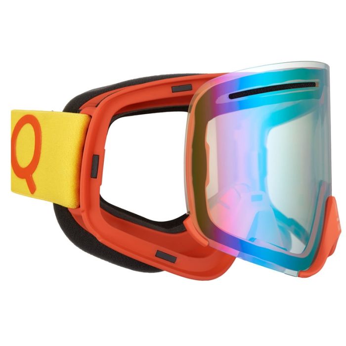 AMOQ Vision Vent+ Magnetic brilles Yellow/Red - Red Mirror