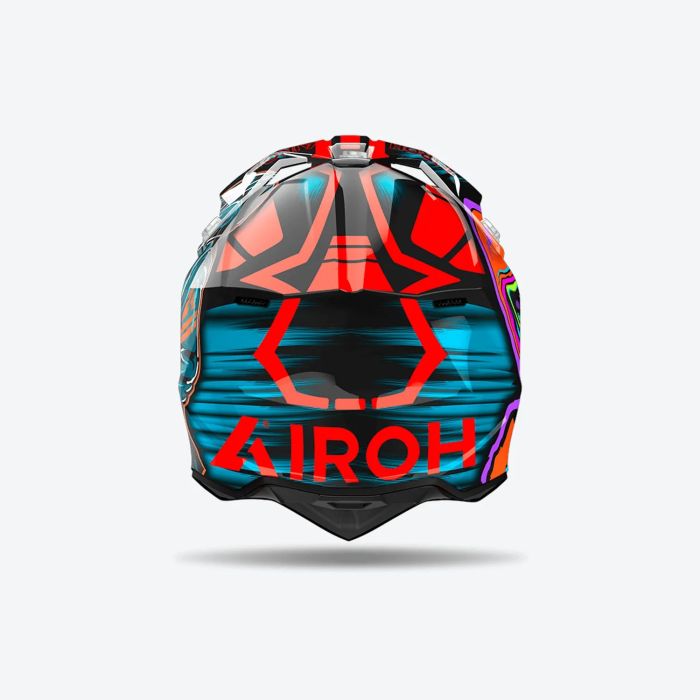 Airoh Wraaap Cyber ķivere ORANGE