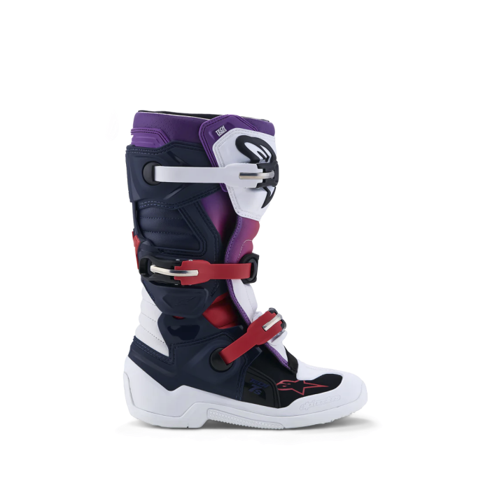Alpinestars Youth Tech 7S Boots Dark Blue White Black