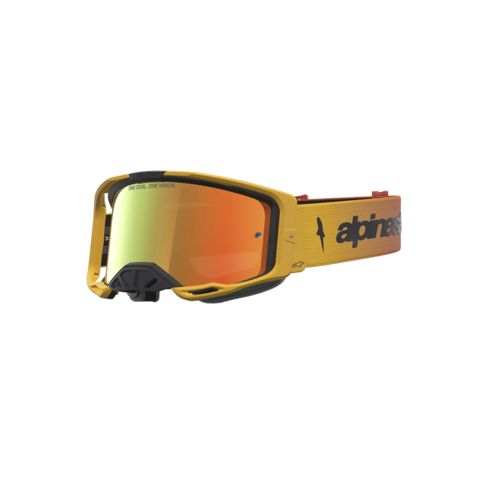 Alpinestars Vision 8 Amber Mirror Goggles Fire