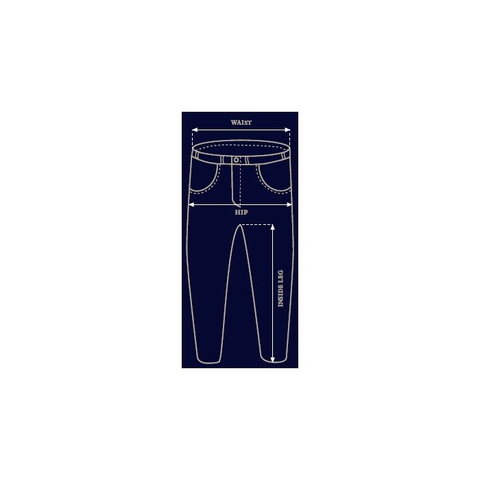 BROGER OHIO LADY WASHED BLUE moto džinsu bikses