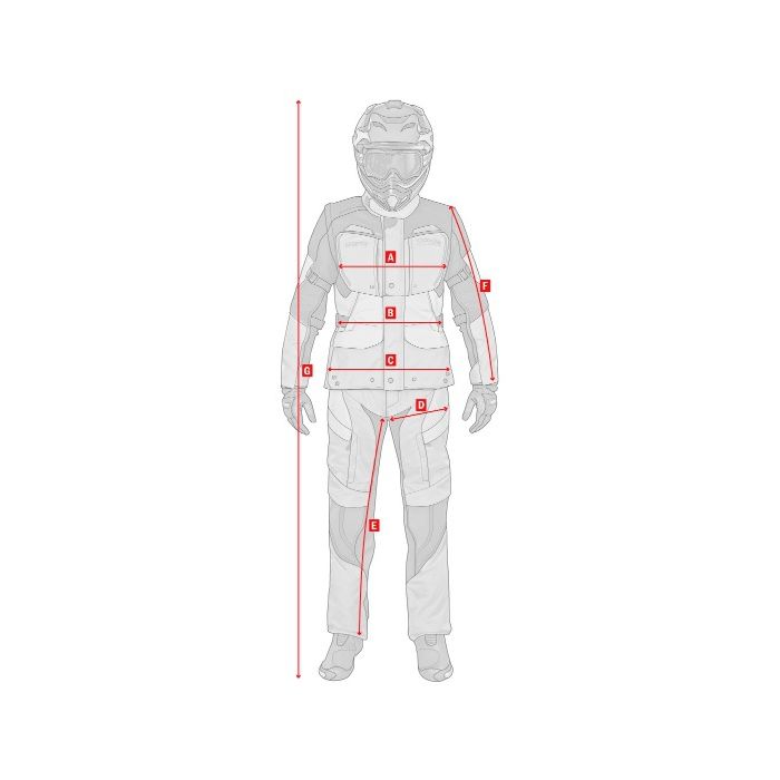 T-SP-1 Waterproof Tekstila moto jaka