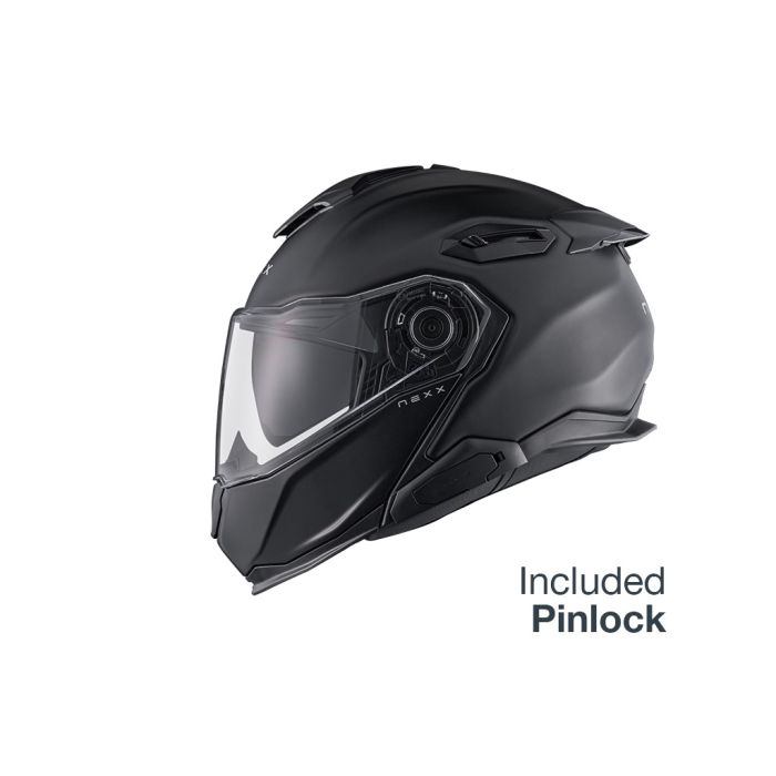 X.LIFETOUR BLACK MATT NEXX DUAL FLIPUP HELMET