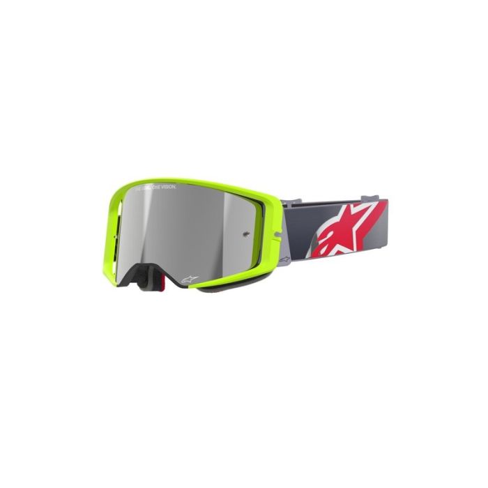 Alpinestars Goggle Supertech CORP YELLOW FLUO Red/ Mirror