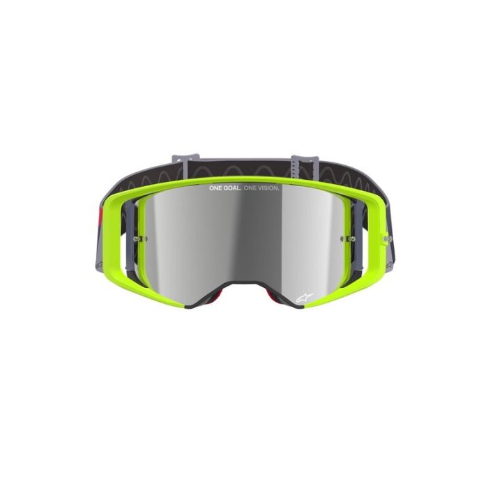Alpinestars Goggle Supertech CORP YELLOW FLUO Red/ Mirror
