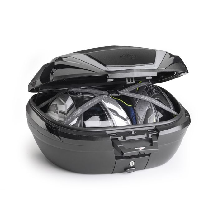 GREY COVER WITH BLACK REFL.TOP-CASE 56LT