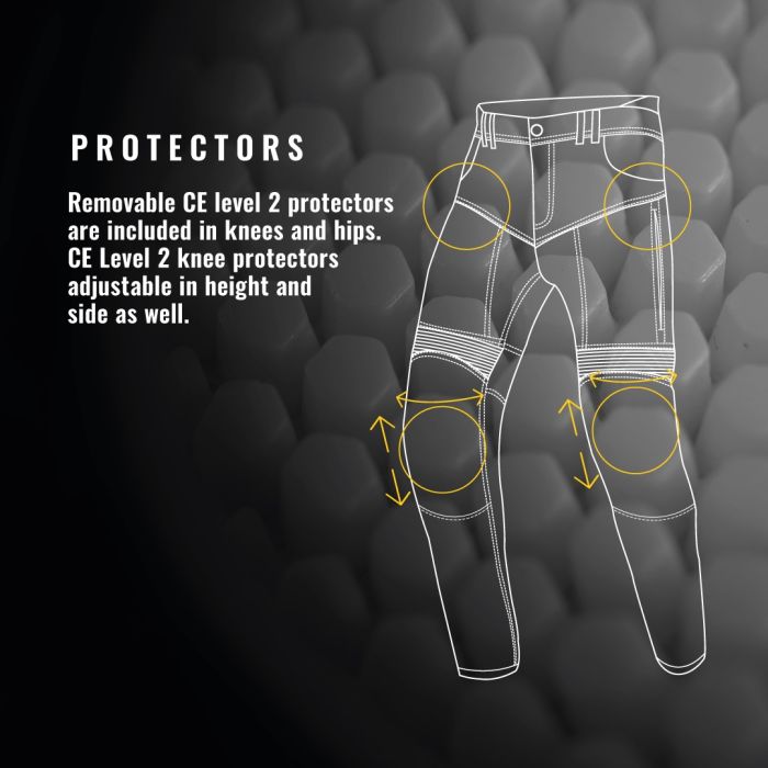 Trilobite 2461 Parado AAA black MONOLAYER JEANS L32