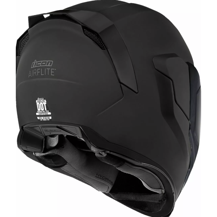 ICON Airflite Dark melna mat. ķivere