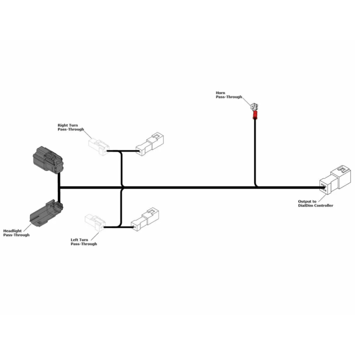 P&P Dialdim Wiring Adapter DUCATI DESERTX