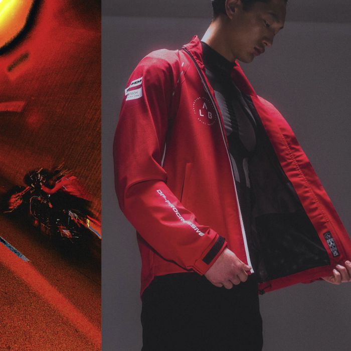 Spidi Pit Lane Jacket Red