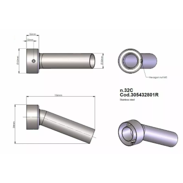 DB Killer Insert 32C HUSQVARNA 701 LeoVince