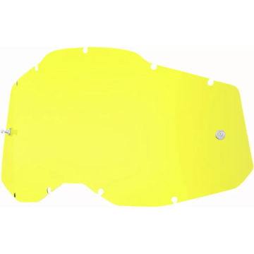 Accuri 2/Racecraft 2/Strata 2 Goggle Lens YELLOW