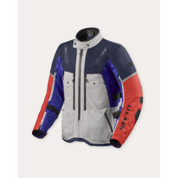 Куртка Revit Sand 5 H2O серебристо-синяя