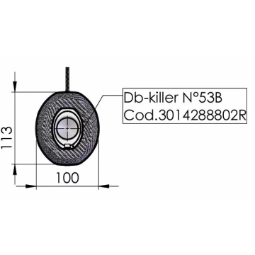 DB Killer Insert 53B LeoVince