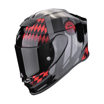 EXO-R1 EVO AIR FC BAYERN Black Red SCORPION HELMET