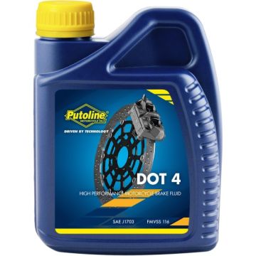 Тормозное масло PUTOLINE DOT4 BRAKE FLUID 500 мл