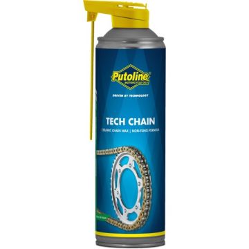 Масло для цепи PUTOLINE TECH CHAIN (керамический воск) CHAIN SPRAY 500 мл