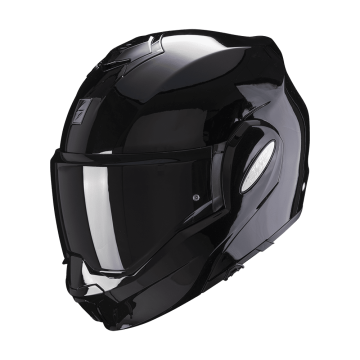 EXO-TECH EVO SOLID Black SCORPION HELMET