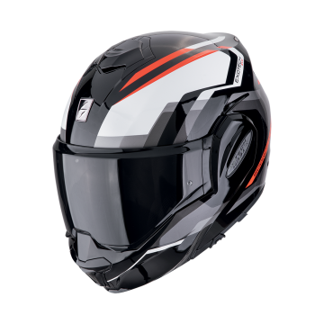 EXO-TECH EVO FURIO Black Red SCORPION HELMET