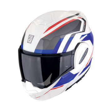EXO-TECH EVO FURIO White Red SCORPION шлем