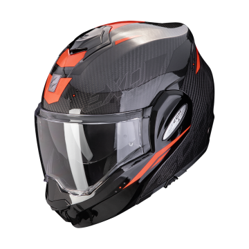 EXO-TECH EVO CARBON ROVER Black Red SCORPION шлем