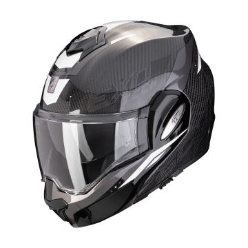 EXO-TECH EVO CARBON ROVER Black White SCORPION шлем