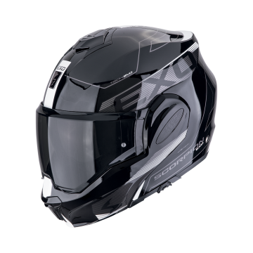 EXO-TECH EVO TRAVELLER Black White SCORPION шлем