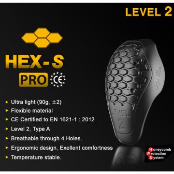 Hex Pro plecu sargi, CE level 2, Lady