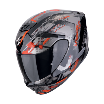 EXO-391 CLUTTER black red SCORPION HELMETS
