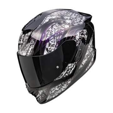 EXO-1400 EVO II AIR FANTASY Black White SCORPION HELMET