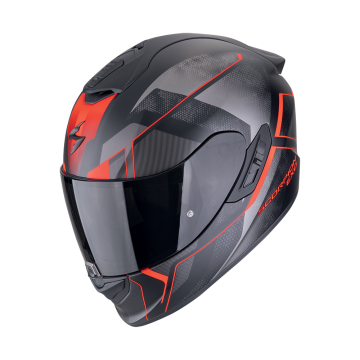 EXO-1400 EVO II AIR INTENSIO Matt Black Red SCORPION HELMETS