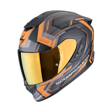 EXO-1400 EVO II AIR LINART Matt Black Orange SCORPION HELMET
