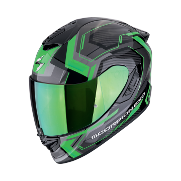 EXO-1400 EVO II AIR LINART Black Green SCORPION HELMET