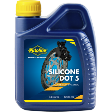 Тормозная жидкость PUTOLINE DOT 5 SILICONE BRAKE FLUID 500 мл