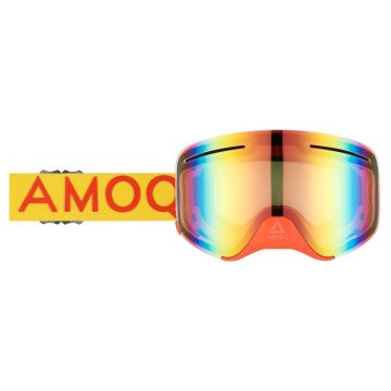 AMOQ Vision Vent+ Magnetic brilles Yellow/Red - Red Mirror