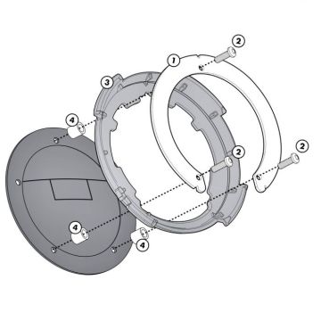 Крепление KAPPA Tanklock для Honda CB,CBR,CBF