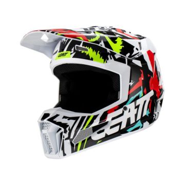 Leatt Kit Moto 3.5 Jr. ķivere V23 Zebra