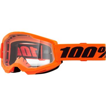 100% MX Brilles Strata 2 Orange Clear