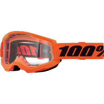 100% MX Brilles Strata 2 Junior Orange Clear