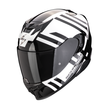 EXO-520 EVO AIR BANSHEE Pearl White Black SCORPION HELMET