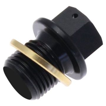 Oil Drain Plug - Aluminium Black M12x1,5x13 Tecnium