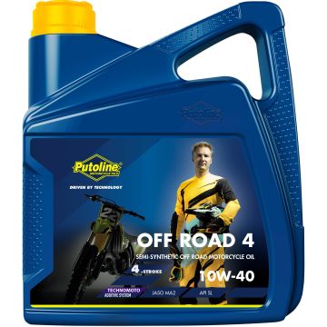 Eļļa PUTOLINE OFF ROAD 4 10W40 4 L, Pussintētika