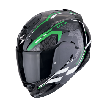 EXO-491 KRIPTA Black Green White SCORPION HELMET