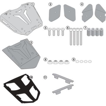 KAPPA stiprinājums MONOKEY® BMW K1600GT/R1200RT