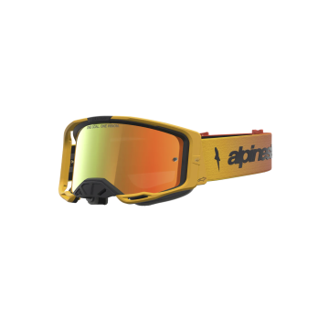 Alpinestars Vision 8 Amber Mirror Goggles Fire