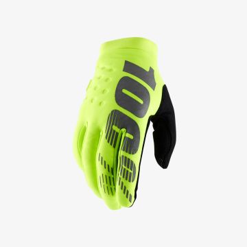 Moto cimdi BRISKER COLD WEATHER Fluo dzelteni