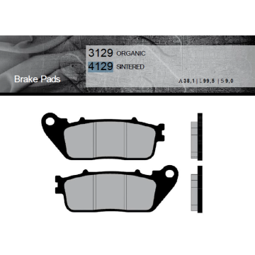 FT4129 Синтетические тормозные колодки Brent